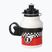 Polisport Race 350 ml Junior kerékpáros palack + kosár fehér/piros