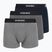 Férfi boxer nadrág CR7 Basic Trunk 3 pack multicolour