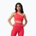 Girlfriend Collective Bianca One Shoulder cseresznye edzőmelltartó