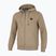 Férfi pulóver Pitbull Small Logo Hooded Zip pale sand