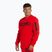 Férfi pulóver Pitbull Beyer Crewneck flame red