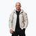 Férfi kabát Pitbull Athletic Logo Nylon Hooded light sand