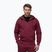 Férfi pulóver Pitbull Sampson Hooded Zip Sweatshirt burgundy