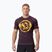 Férfi póló Pitbull Rashguard Logo Palms brown
