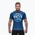 Férfi póló Pitbull Rashguard Logo Palms blue