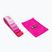 Edző szalag készlet FORCEBAND Mini Band 5 szt. + E-BOOK pink