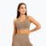 Női edzőmelltartó Gym Glamour push up nude bézs 320