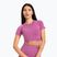 Női edzőpóló Gym Glamour Seamless Rashguard rózsaszín edzőpóló