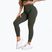 Női edző leggings Gym Glamour Push Up 2.0 soldier green