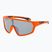 Gyerek napszemüveg GOG Flint matt neon orange/black reflex silver