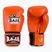 RAJA BOXING Single Standard valódi bőrből készült narancssárga bokszkesztyű