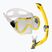 AQUA-SPEED gyermek búvárszett Enzo + Evo maszk + snorkel sárga 604