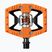 Crankbrothers Double Shot 2 orange/black/orange kerékpár pedál