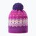 Gyerek téli sapka Reima Pohjoinen plum purple