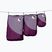 Szerokie etui na akcesoria Ticket To The Moon Travel Cube Set 3 pcs. plum/lavender