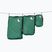 Szerokie etui na akcesoria Ticket To The Moon Travel Cube Set 3 pcs. petrol green