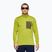 Férfi trekking pulóver NORRONA Femund Warm1 Zip Neck golden lime/olive night