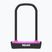 Kerékpár zár OnGuard Neon 8153PN U-Lock black/pink