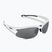 Bliz Motion + S3 fényes fehér / füst ezüst tükör kerékpáros szemüveg