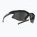 Bliz Hybrid S3 fényes fekete / füstös kerékpáros szemüveg