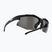 Bliz Hybrid Small S3 fényes fekete / füstös kerékpáros szemüveg