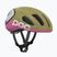 Kerékpáros sisak POC Amidal olivine green matt/thulite pink matt