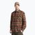 Férfi ing Pinewood Prestwick Exclusive d.green/terracotta