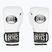 Boxkesztyű Cleto Reyes Velcro Sparring white/black