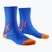 Férfi futó zokni X-Socks Run Perform Crew twyce blue/orange