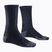 X-Socks Gravel Discover Crew fekete/szürke zokni