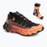 X-Bionic Terraskin X01 x fekete/sötét barack/friss barack futócipő