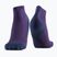 X-Socks Run Discover Ankle zokni neobergine/x fekete