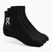 On Running Logo Sock Mid 3 pár fekete