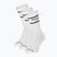 Zokni SCOTT Retro Casual Crew 3 pairs white/black