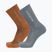 Zokni Mammut Multisport Crew Socks 2 pack autumn larice/strata