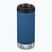 Klean Kanteen TKWide Cafe Cap 355 ml-es termo bögre valódi teal színben