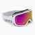 Gogle narciarskie dziecięce Giro Stomp white wordmark/ amber pink