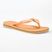 Havaianas Brasil Logo peach flip-flop papucs