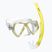 Gyerek snorkeling készlet Mares Combo Zephir Junior yellow/clear