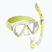 Gyermek snorkeling szett Mares Combo Pirate Neon yellow/white/clear 411788SF