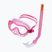 SEAC Baia rózsaszín gyermek snorkel szett