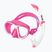 SEAC Bella rózsaszín gyermek snorkel készlet