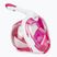 Teljes arcmaszk snorkelinghez SEAC Magica white/pink