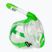 Gyermek teljes arcot fedő búvármaszk sznorkelezéshez SEAC Libera lime transparent/lime