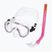 Gyerek snorkeling készlet SEAC Marina Bis Set pink