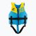 Cressi Froggy azure/yellow gyermek úszómellény
