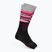 Női sízokni Mico Light Weight Superthermo Natural Merino Ski black/fluorescent fuchsia