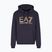 Férfi EA7 Emporio Armani Train Logo Series Big Logo Hoodie armani kék
