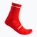 Férfi kerékpáros zokni Castelli Entrata 13 red
