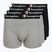 Férfi boxer nadrág Champion Trunk Knit oxford grey melange/oxford grey melange/black